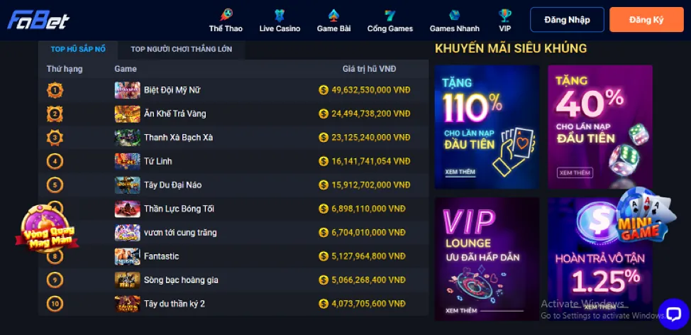 Tính năng bảo mật và an toàn tại VB9
